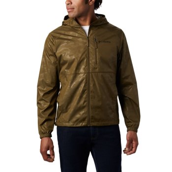 Columbia Muške Jakne - Flash Forward Windbreaker Print Maslinasto Zelene Maskirne | ZGNM-27845